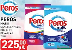 PEROS MATİK DETERJAN 7 KG PEROS MATİK DETERJAN 7 KG
